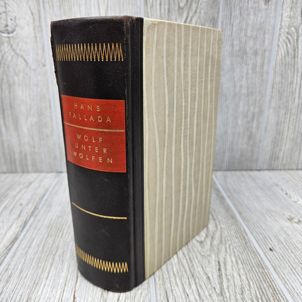 Wolf Unter Wolfen Hans Fallada 1956 German Hardcover Bertelsmann Lesering Book